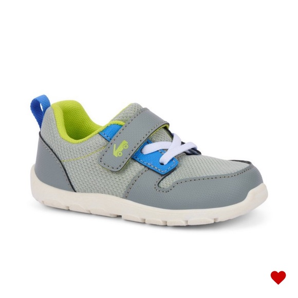 See Kai Run Gray and Blue Kids Sneakers - Picture 1 of 10